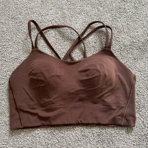 Women's Brown Strappy Bralette